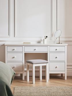 John Lewis Wilton Dressing Table - view 2, White