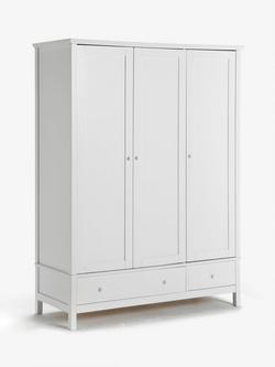 John Lewis Wilton 3 Door Wardrobe, White