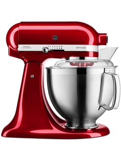 KitchenAid 185 Artisan 4.8L Stand Food Mixer, Red