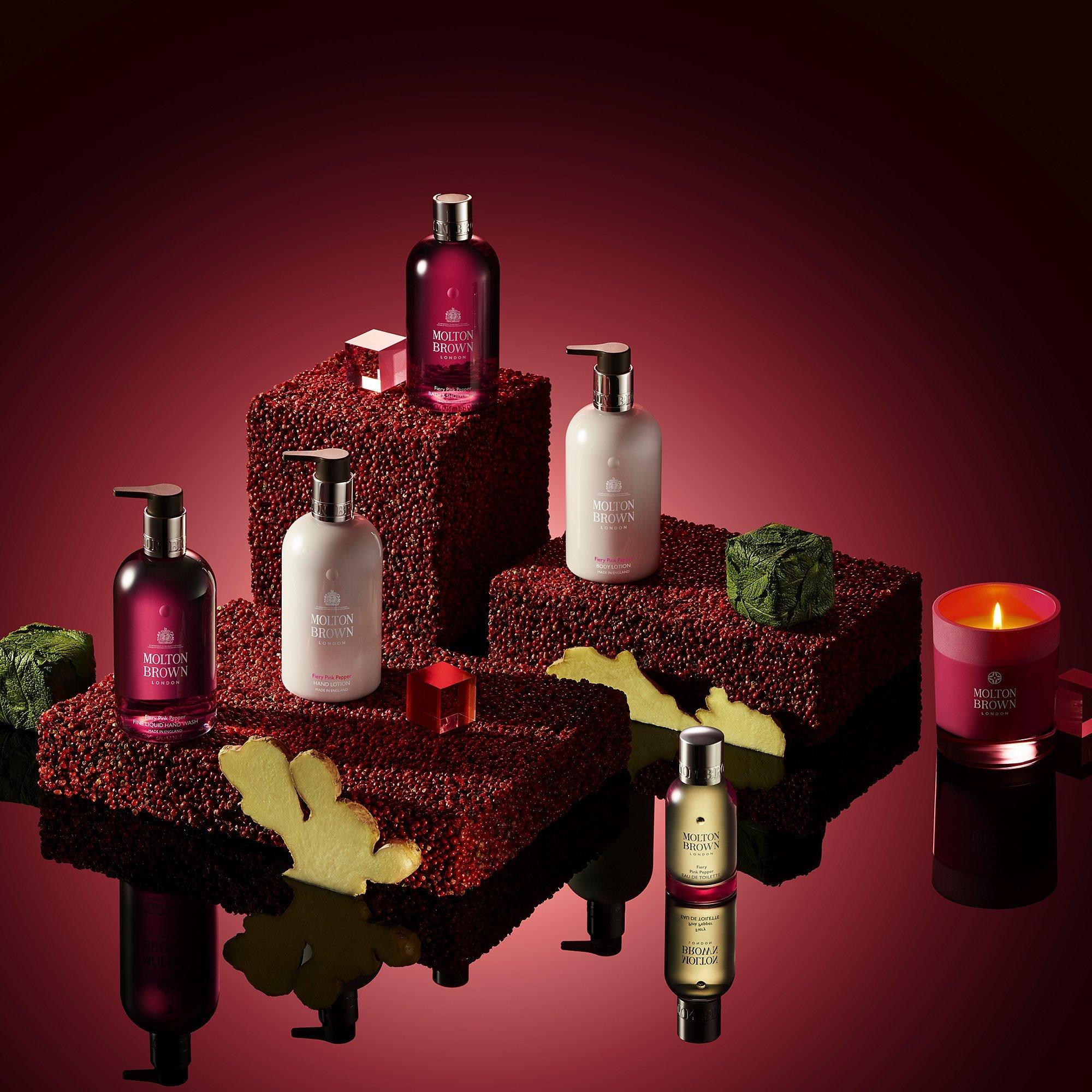 Product image 6 of 6, which shows Molton Brown Fiery Pink Pepper Bath & Shower Gel, 300ml