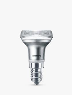 Philips 1.8W SES LED R39 Non Dimmable Reflector Bulb, Clear, Clear