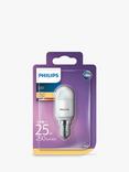 Philips 3.2W SES LED T25 Bulb, Frosted, Non Dimmable