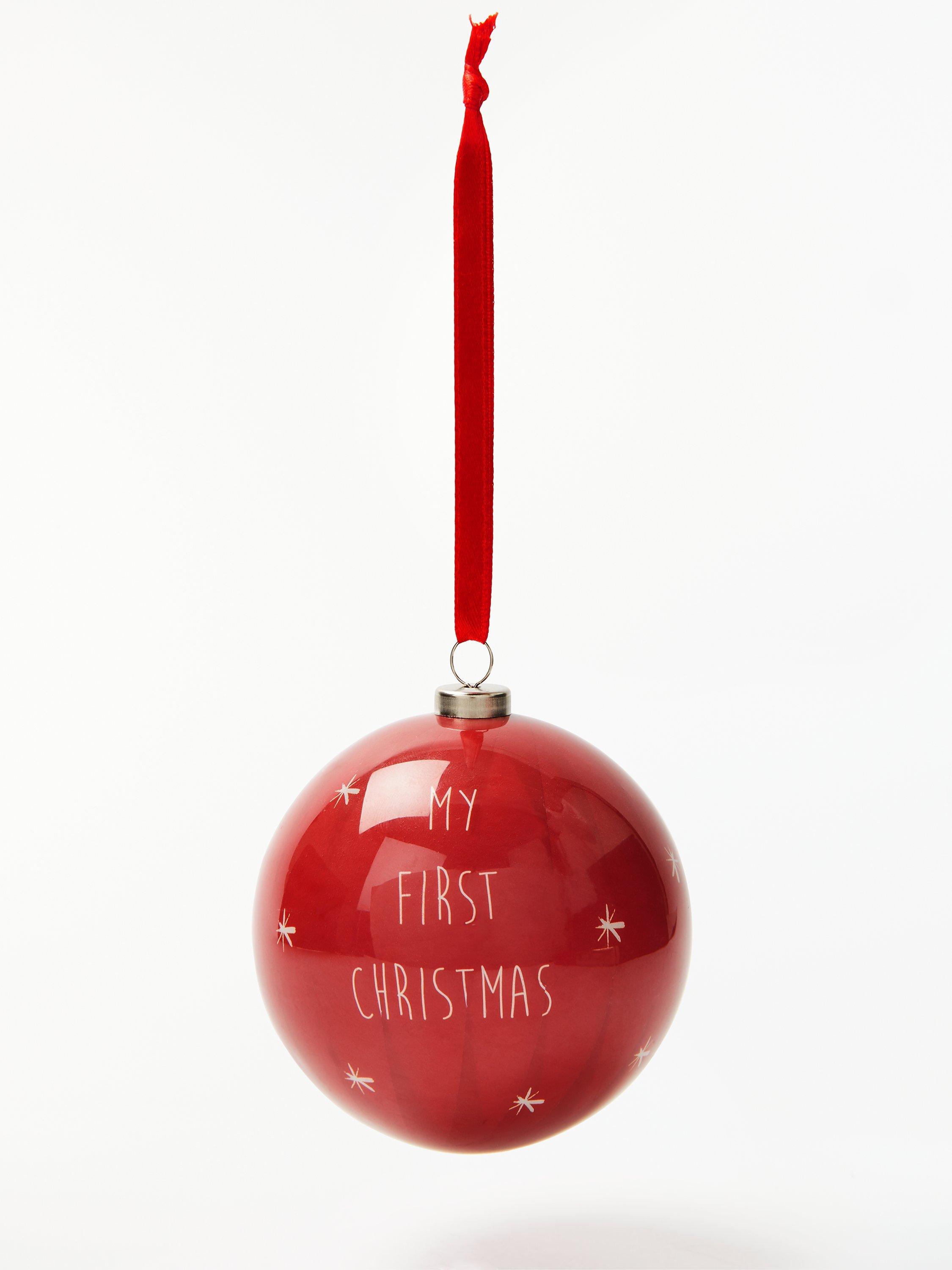John Lewis & Partners My First Christmas Bauble