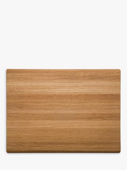 Robert Welch Oak Wood Chopping Board, 38cm, Oak Wood