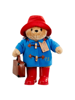 Paddington Bear with Boots and Suitcase Soft Toy, Large, 