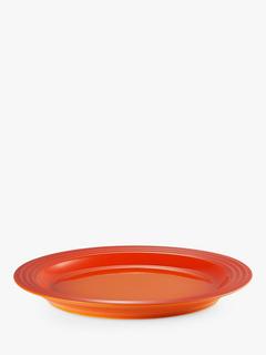 Le Creuset Stoneware Dinner Plate, 27.2cm, Volcanic