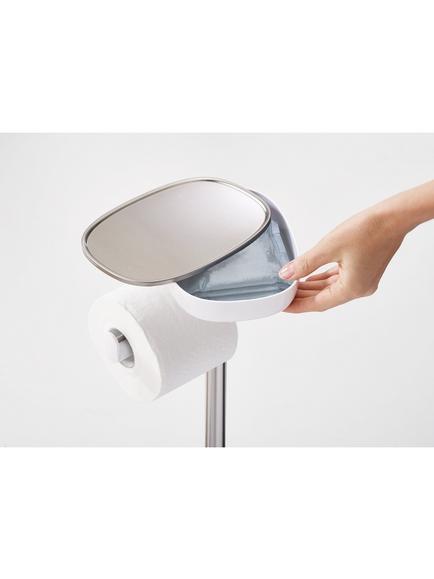 Joseph Joseph Toilet Butler with Flex™ Toilet Brush - view 2, Silver