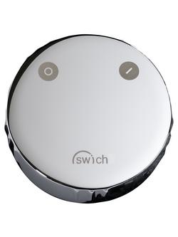 Abode Swich Round GAC Soft Water Filter Tap Converter, Chrome