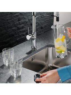 Abode Swich Round GAC Soft Water Filter Tap Converter - view 2, Chrome