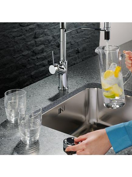 Abode Swich Round GAC Soft Water Filter Tap Converter - view 2, Chrome
