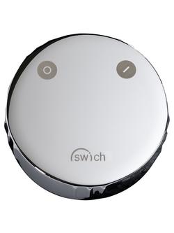 Abode Swich Round GAC Hard Water Filter Tap Converter, Chrome