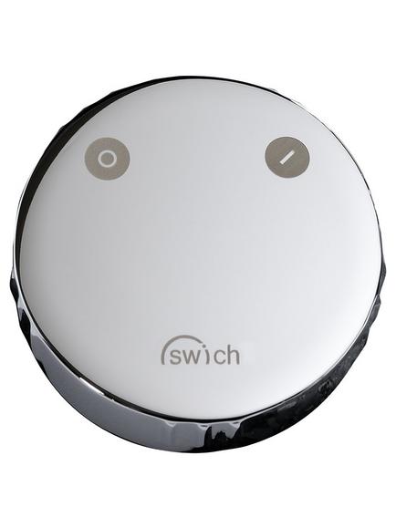Abode Swich Round GAC Hard Water Filter Tap Converter, Chrome