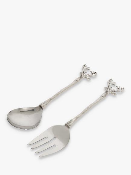 Culinary Concepts Stag Head Salad Servers, 
