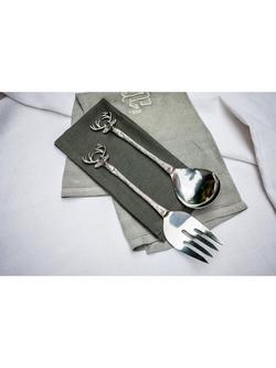 Culinary Concepts Stag Head Salad Servers - view 2, 