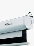 Optoma DS-9092PWC Pull Down Projector Screen, 16:9 Aspect Ratio, 92" Diagonal