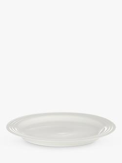 Le Creuset Stoneware Side Plate, 22cm, Cotton