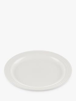 Le Creuset Stoneware Side Plate, 22cm - view 2, Cotton