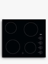AEG HK614000CB Electric Hob, Black