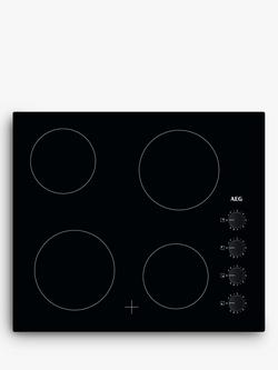 AEG HK614000CB Electric Hob, Black, 