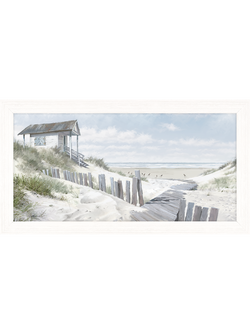 John Lewis Richard Macneil Pathway 'To the Beach' Framed Print, 27 x 47cm, Multi