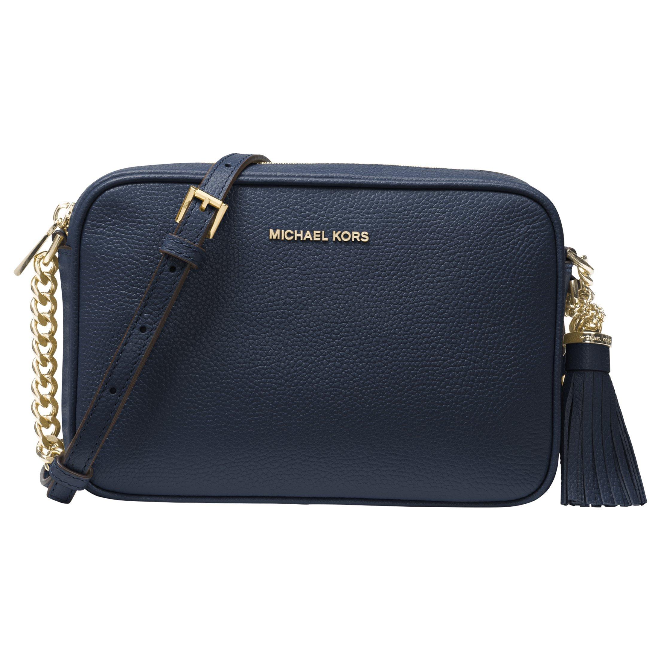 MICHAEL Michael Kors Crossbodies Leather Camera Bag Admiral