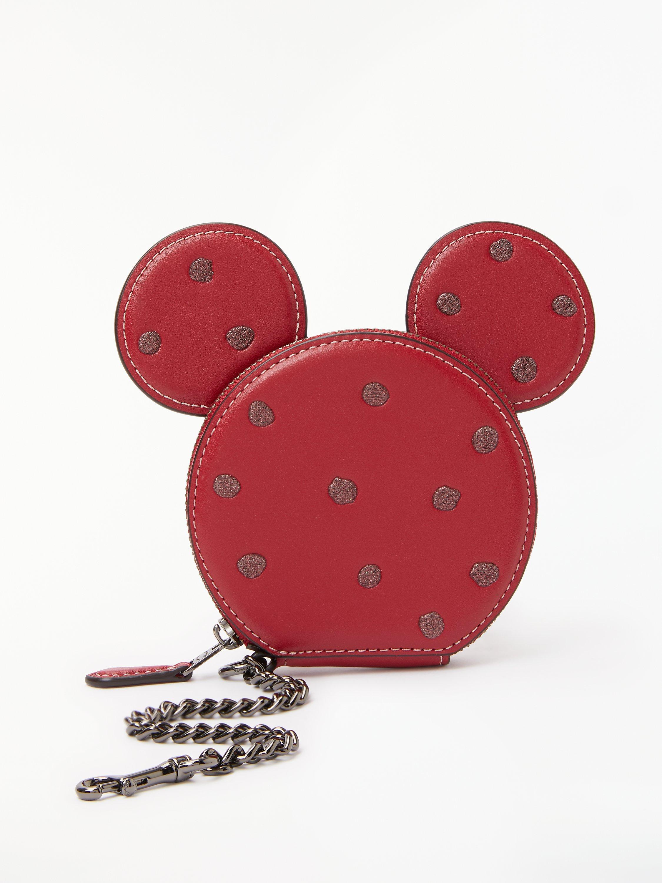 Disney x Coach Minnie Leather Coin Purse