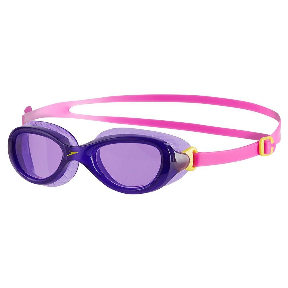 Product image 2 of 4, which shows Speedo Junior Futura Classic Swimming Goggles, Pink/Violet