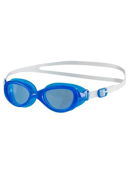 Speedo Junior Futura Classic Swimming Goggles - view 2, Clear/Blue