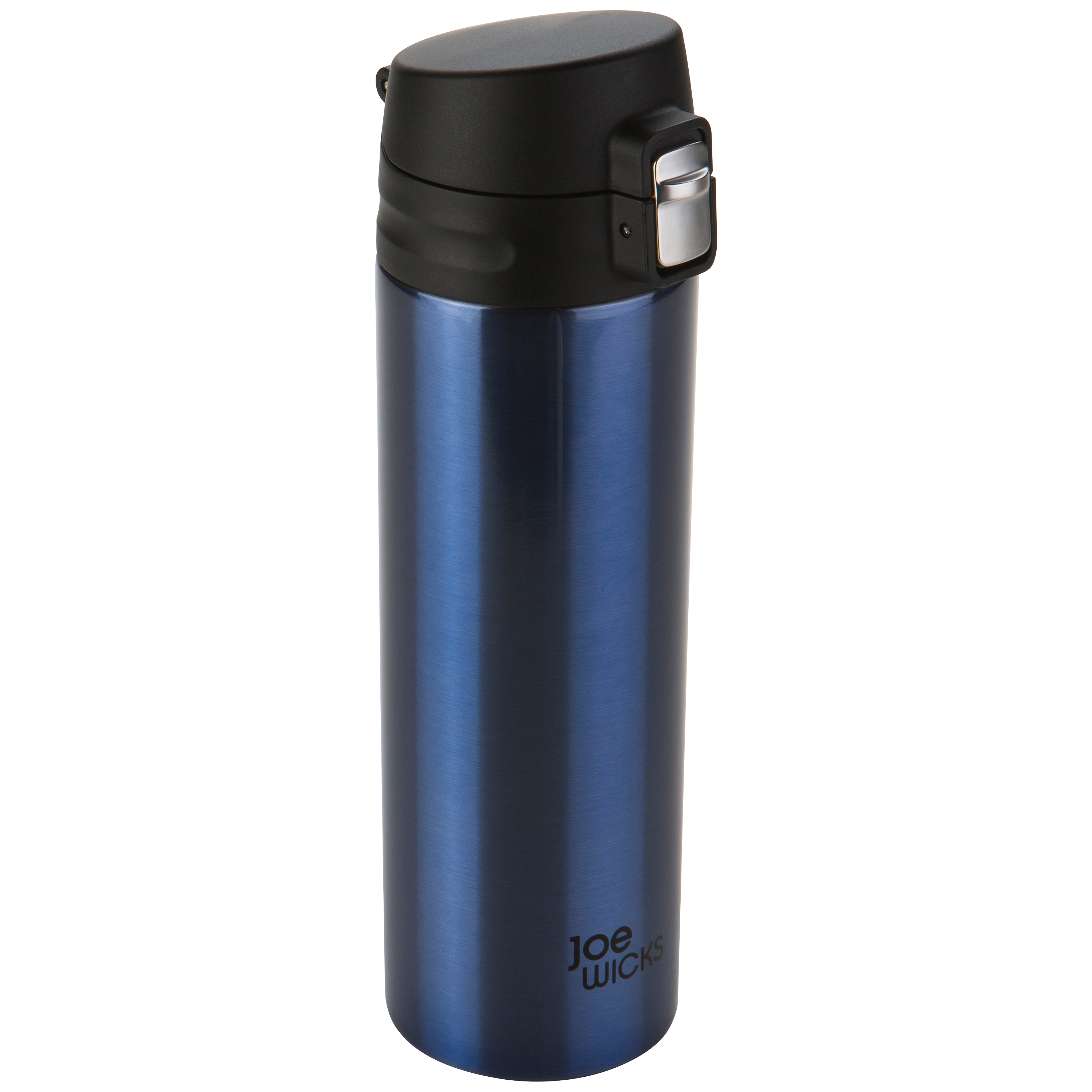 Joe Wicks Stainless Steel Water Bottle, 500ml, Blue