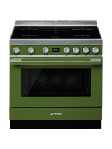 Smeg Portofino CPF9I Freestanding 90cm Multifunction Cooker, Green