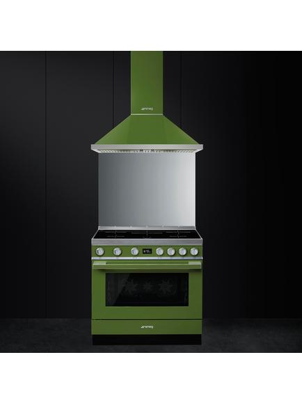 Smeg Portofino CPF9I Freestanding 90cm Multifunction Cooker - view 2, Green