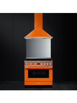 Smeg Portofino CPF9I Freestanding 90cm Multifunction Cooker - view 2, Orange