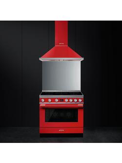 Smeg Portofino CPF9I Freestanding 90cm Multifunction Cooker - view 2, Red