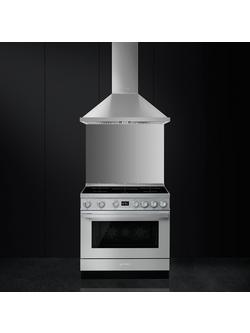 Smeg Portofino CPF9I Freestanding 90cm Multifunction Cooker - view 2, Stainless Steel