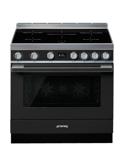 Smeg Portofino CPF9I Freestanding 90cm Multifunction Cooker, Grey