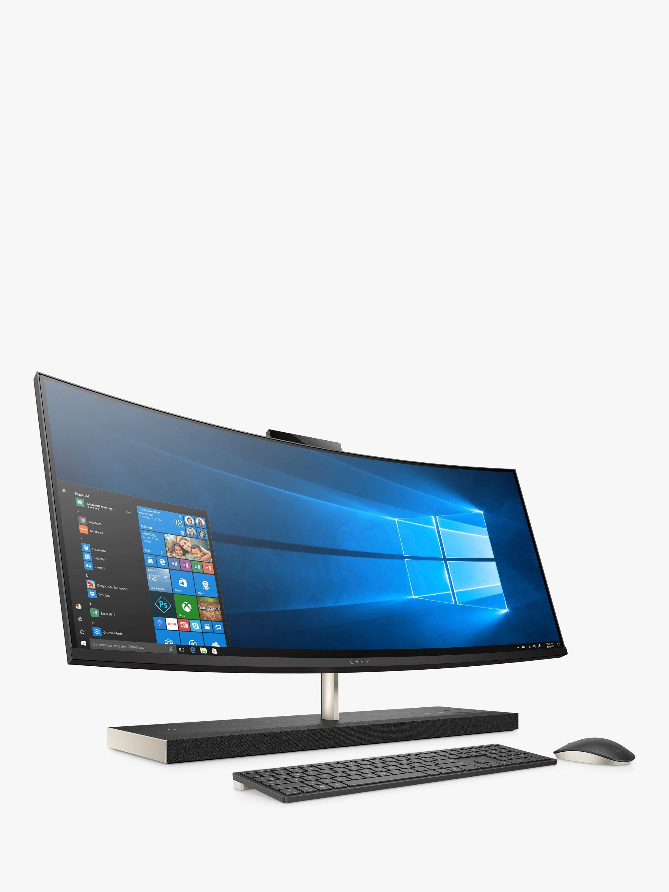 HP ENVY Curved 34-b100na All-in-One Desktop PC, Intel Core i7, 16GB RAM, 2TB HDD + 512GB PCIe SSD, NVIDIA GTX 1050, 34 HP ENVY Curved 34-b100na All-in-One Desktop PC, Intel Core i7, 16GB RAM, 2TB HDD + 512GB PCIe SSD, NVIDIA GTX 1050, 34