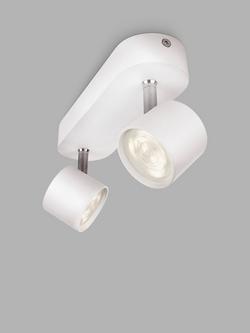 Philips Star LED Double Spotlight, White, White