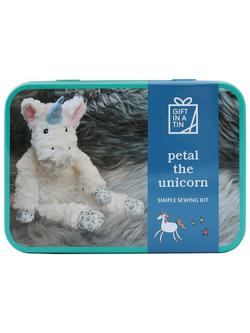 Apples to Pears Gift in a Tin Petal the Unicorn Simple Sewing Kit, 