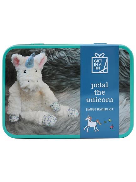 Apples to Pears Gift in a Tin Petal the Unicorn Simple Sewing Kit, 