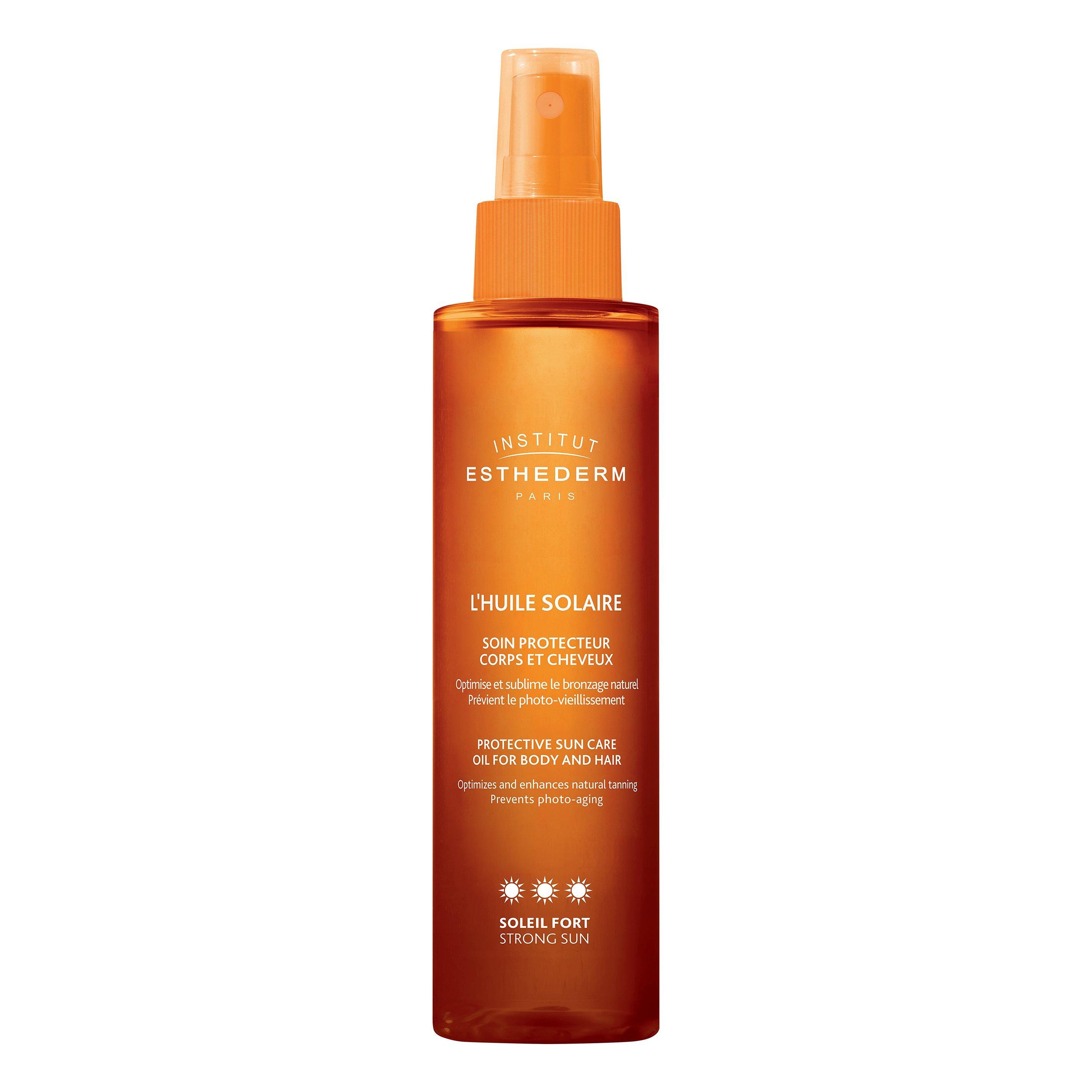 Product image 1 of 1, which shows Institut Esthederm Protective Sun Care Oil Body & Hair Strong Sun, 150ml