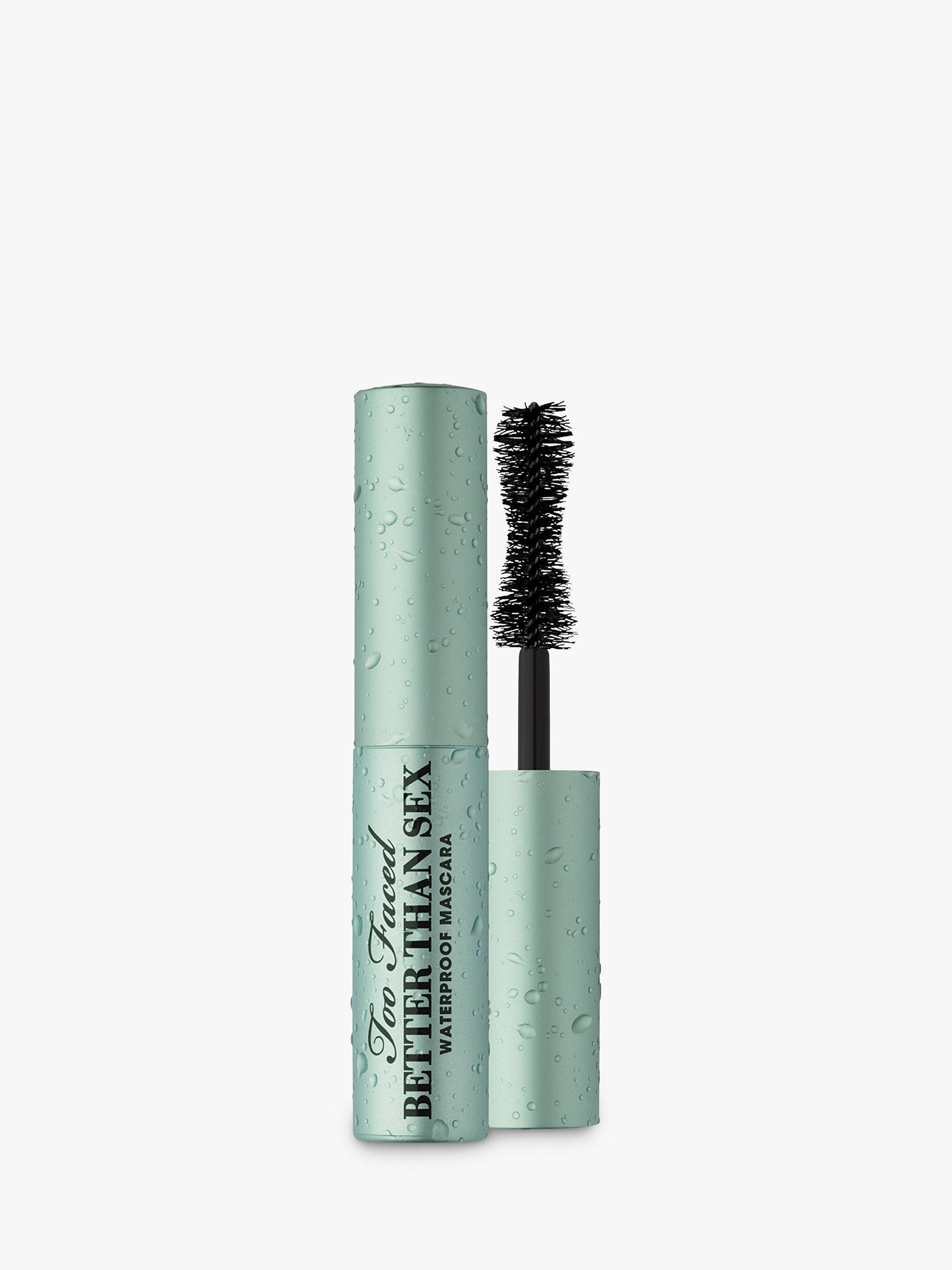 Product image 1 of 5, which shows Too Faced Better Than Sex Waterproof Doll-Size Mascara, Black, 4.8g