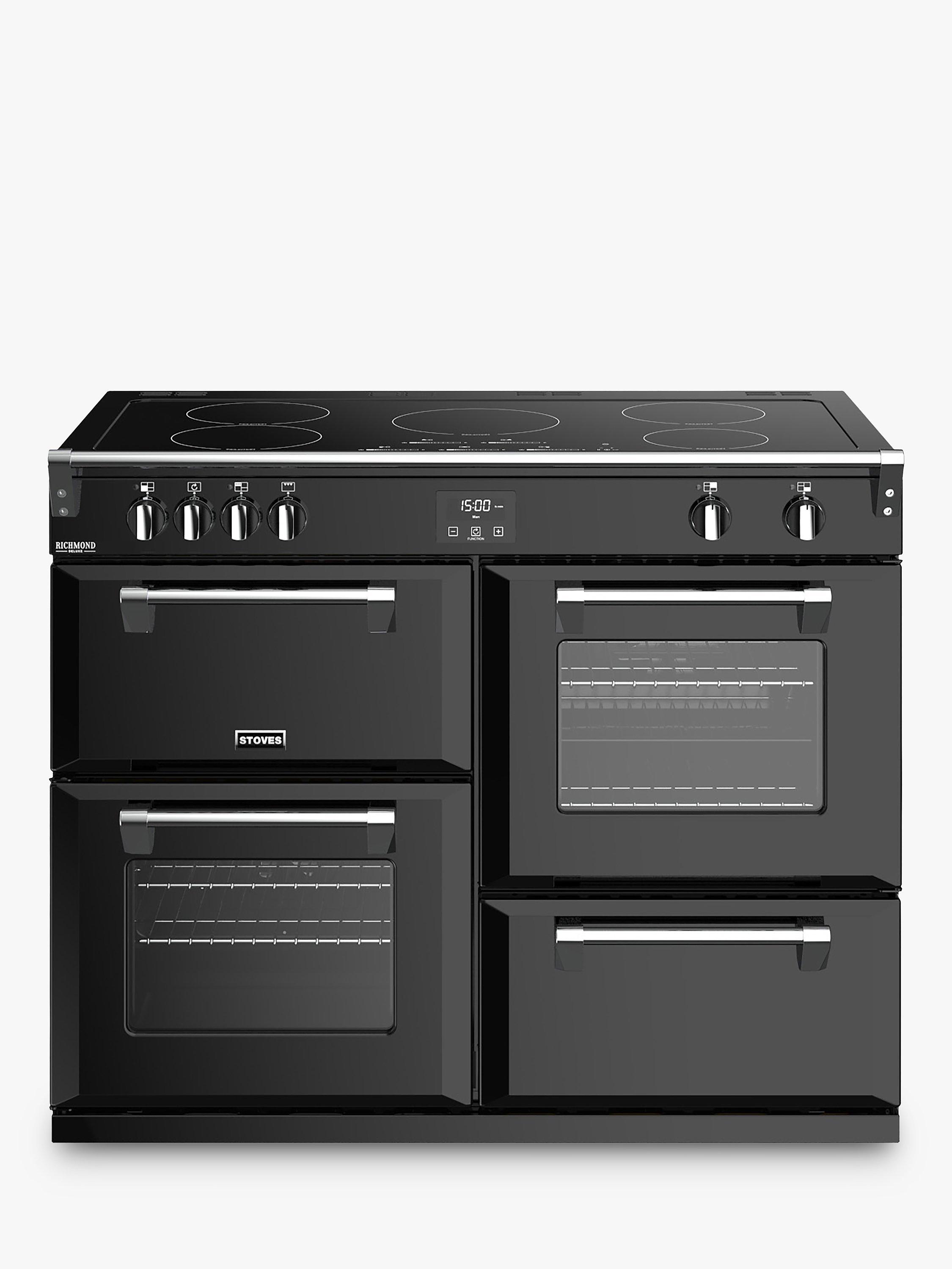 Stoves Richmond Deluxe S1100Ei Induction Range Cooker, Black