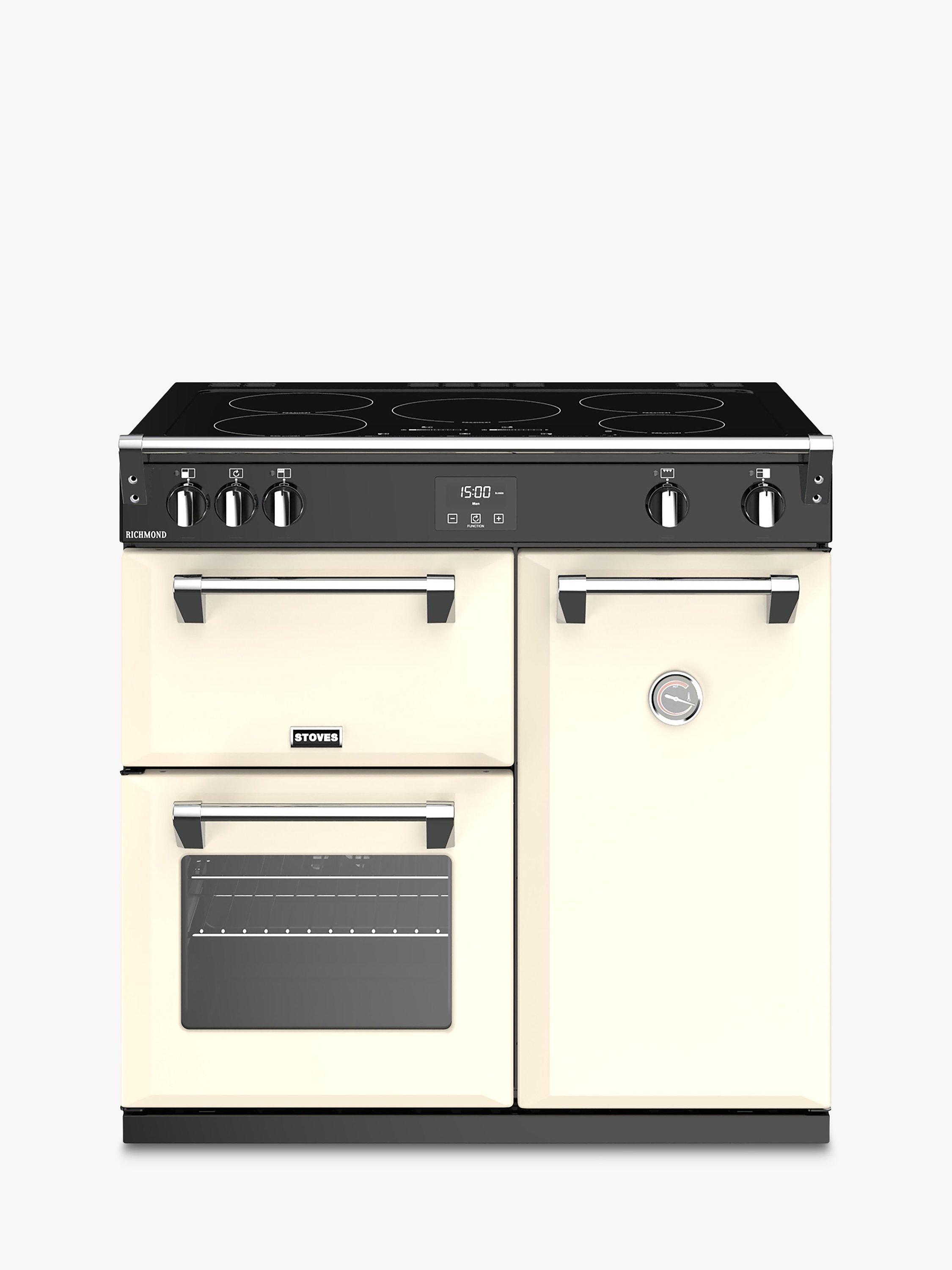 Stoves Richmond S900Ei 90cm Induction Hob Electric Range Cooker, Classic Cream