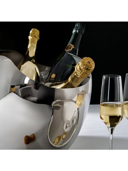 Robert Welch Drift Grand Champagne Cooler - view 2, Silver