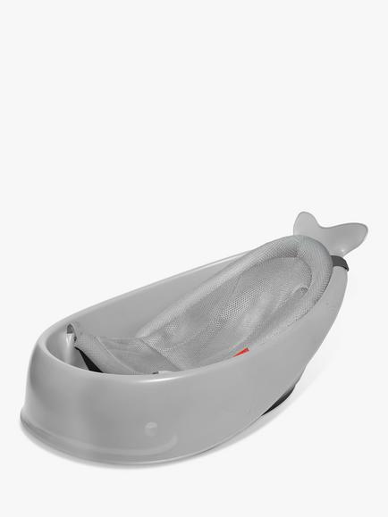 Skip Hop Moby 3 Stage Baby Bath Tub, Grey