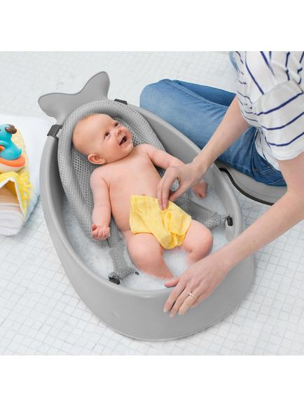 Skip Hop Moby 3 Stage Baby Bath Tub - view 2, Grey