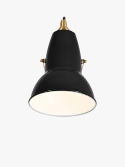 Anglepoise Original 1227 Brass Wall Light, Black