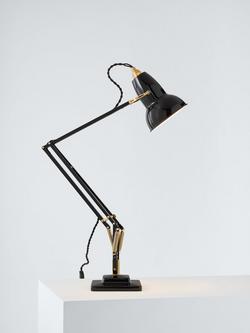 Anglepoise Original 1227 Brass Desk Lamp - view 2, Black