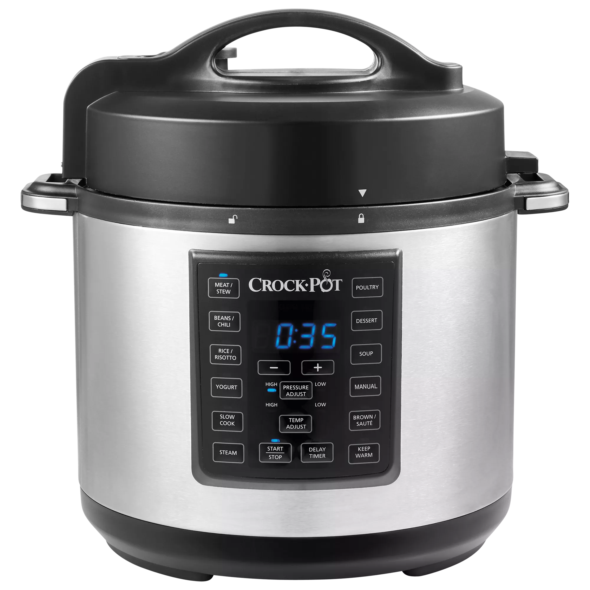 Crock Pot CSC051 Express Electric Pressure Multi Cooker 5.6L Stainless Steel