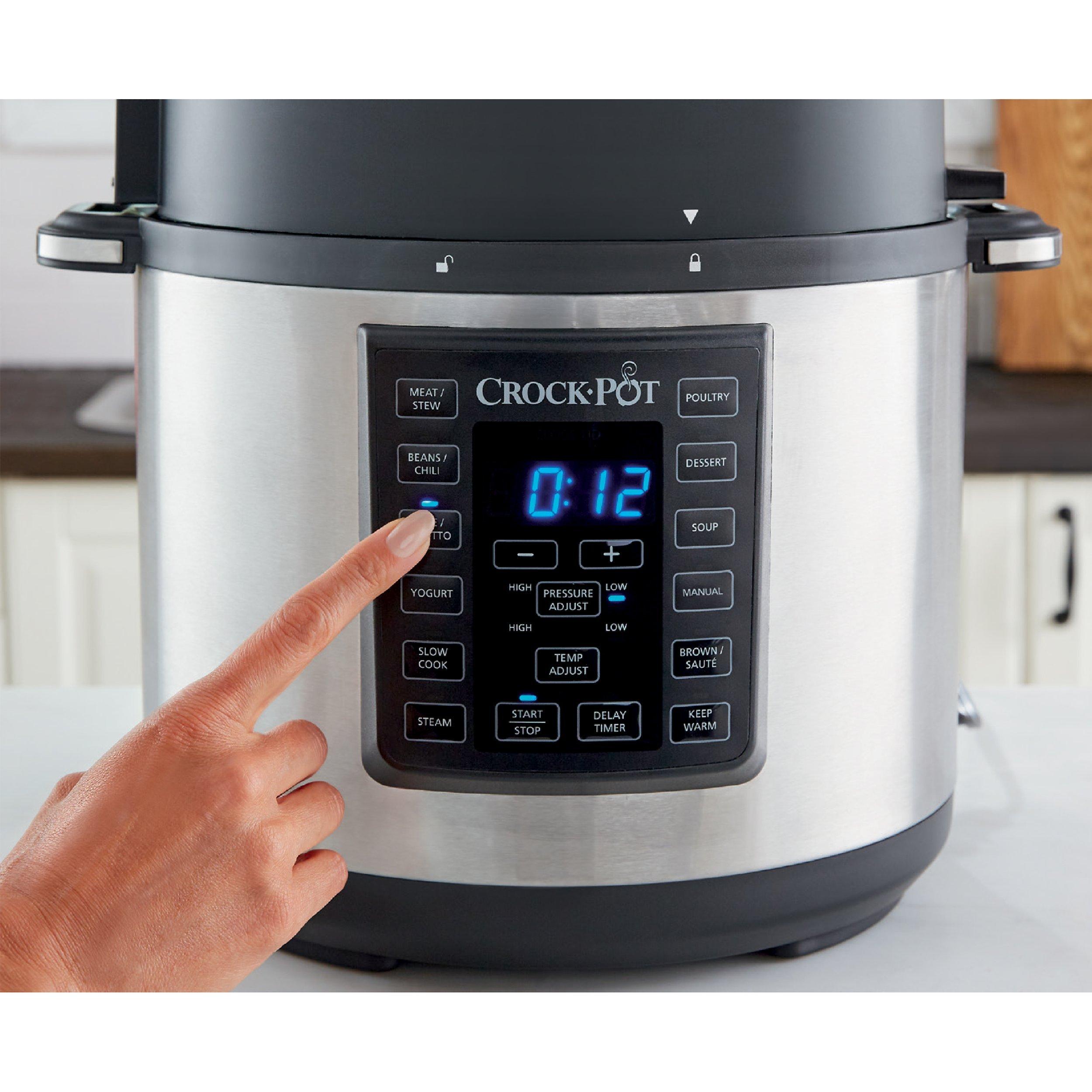 Crock Pot CSC051 Express Electric Pressure Multi Cooker 5.6L Stainless Steel